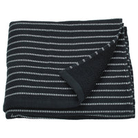 BROKGINST bath towel, black, 70x140 cm