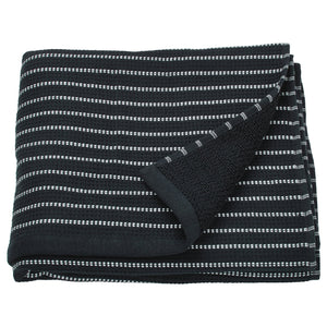 BROKGINST bath towel, black, 140x70 cm
