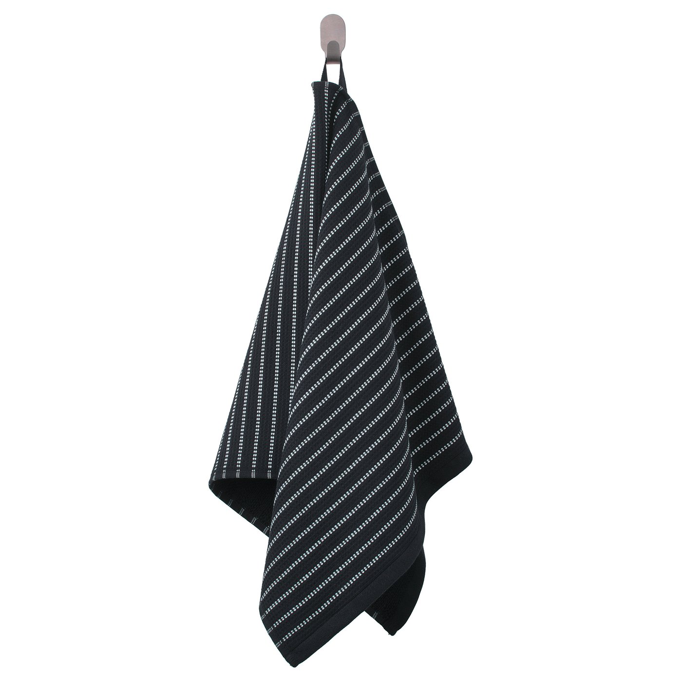 BROKGINST hand towel, black, 50x100 cm