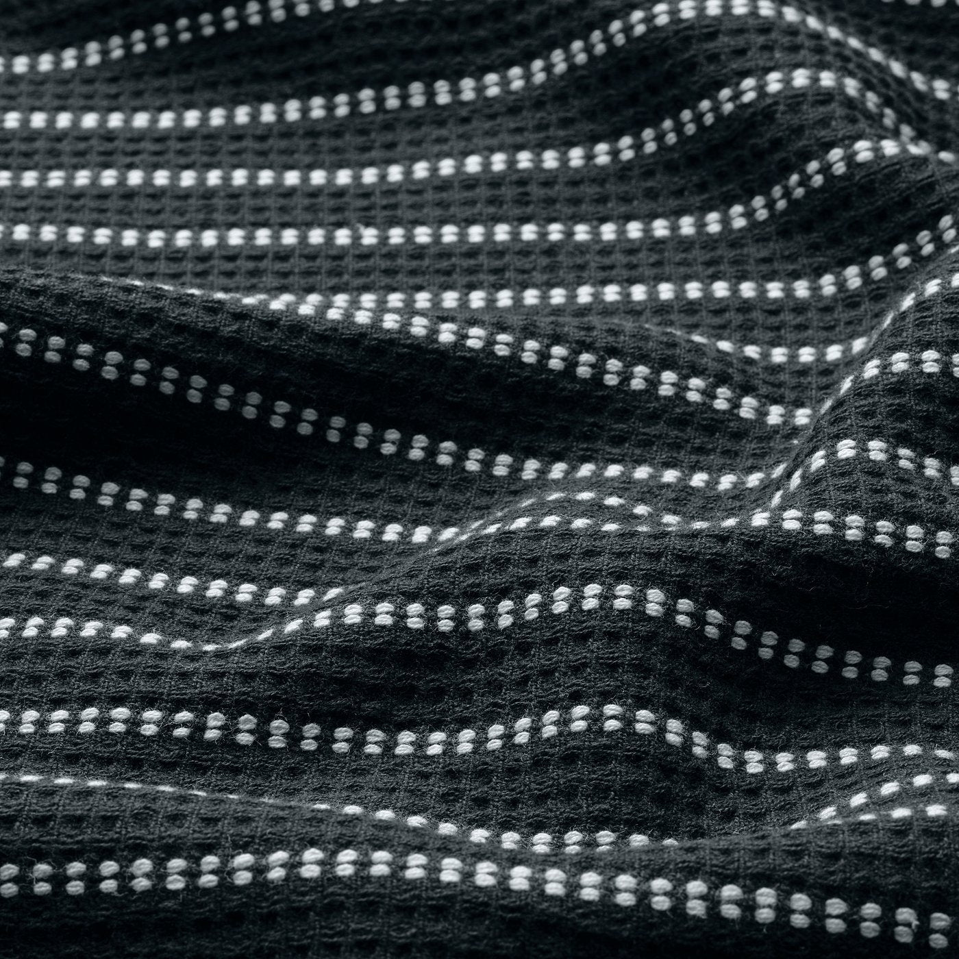 BROKGINST bath sheet, black, 100x150 cm