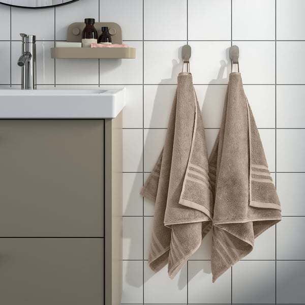 BROKGLIM towel, beige, 50x100 cm