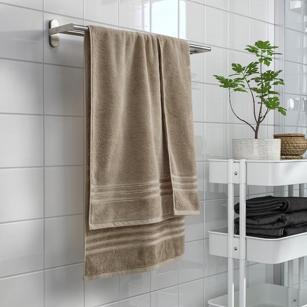 BROKGLIM bath towel, beige, 70x140 cm