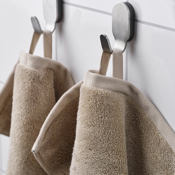 BROKGLIM guest towel, beige, 30x50 cm