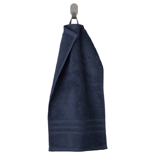 BROKGLIM guest towel, dark blue, 30x50 cm