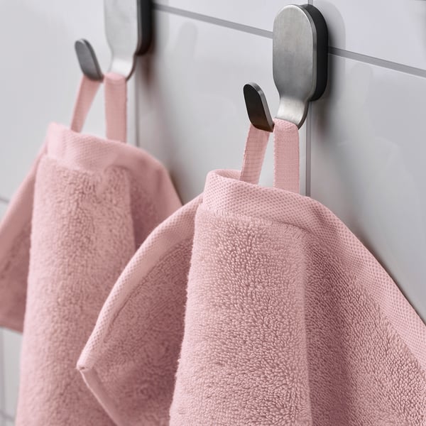 BROKGLIM guest towel, pink, 30x50 cm