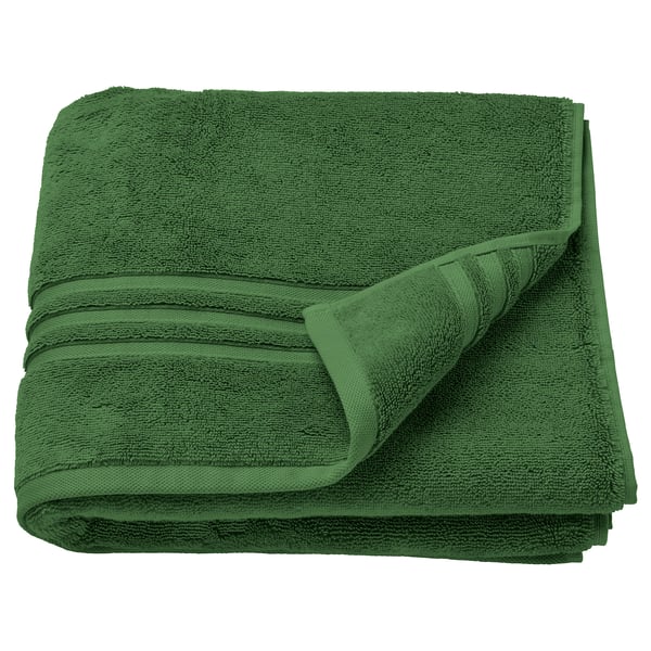BROKGLIM towel, green, 70x140 cm