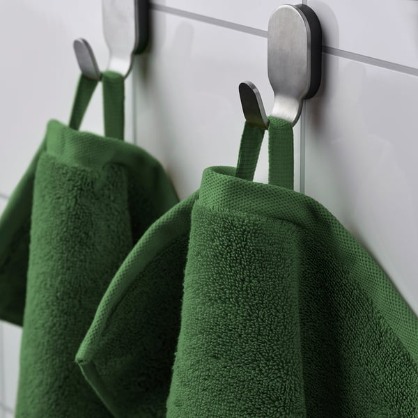 BROKGLIM hand towel, green, 50x100 cm