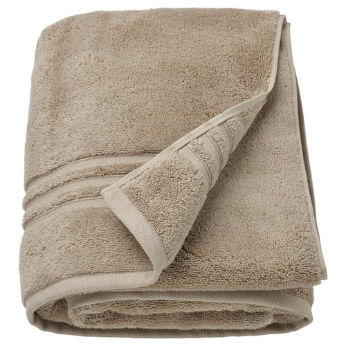 BROKGLIM bath sheet, beige, 100x150 cm