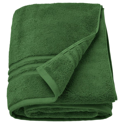 BROKGLIM bath sheet, green, 100x150 cm