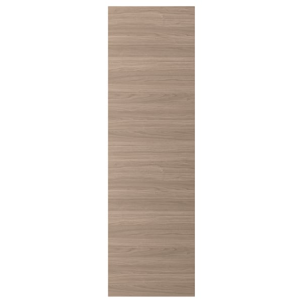 BROKHULT door, walnut effect light grey