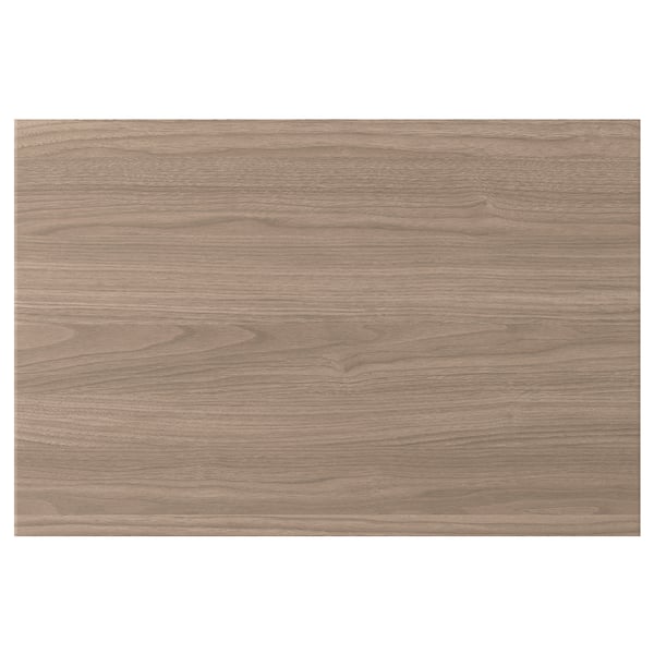 BROKHULT drawer front, walnut effect light grey