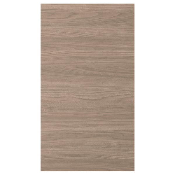 BROKHULT front for dishwasher, walnut effect light grey