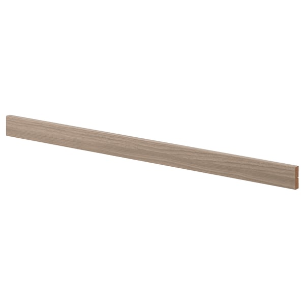 BROKHULT rounded deco strip/moulding, walnut effect light grey