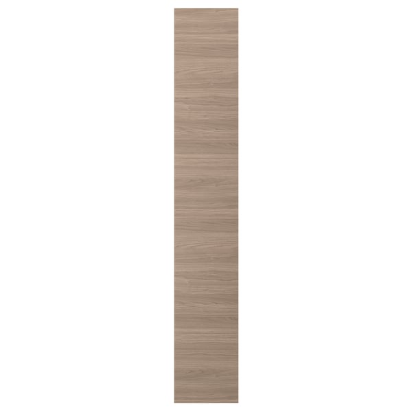 BROKHULT cover panel, walnut effect light grey