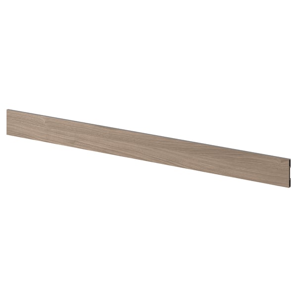 BROKHULT plinth, walnut effect light grey