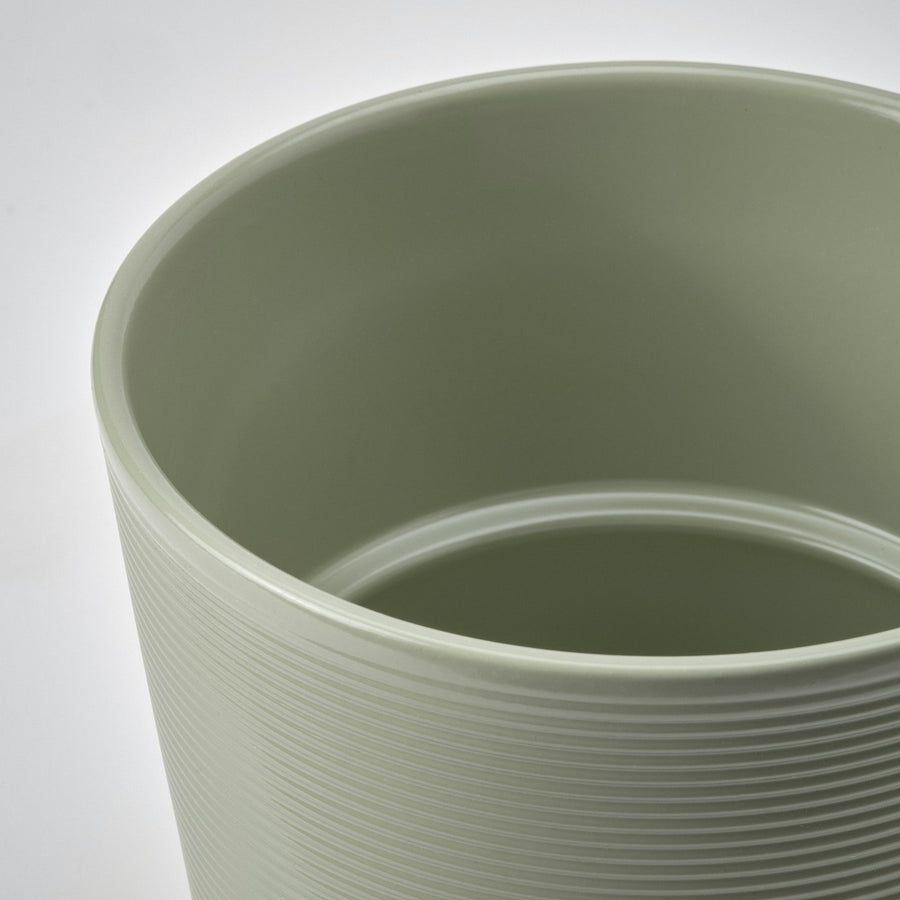 BROKSPIREA plant pot, light green, 19 cm
