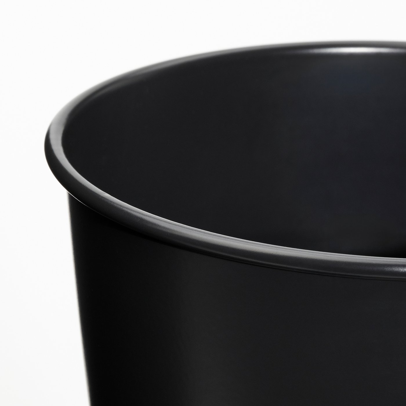 BROKTRAST plant pot, in/outdoor/dark grey, 12 cm