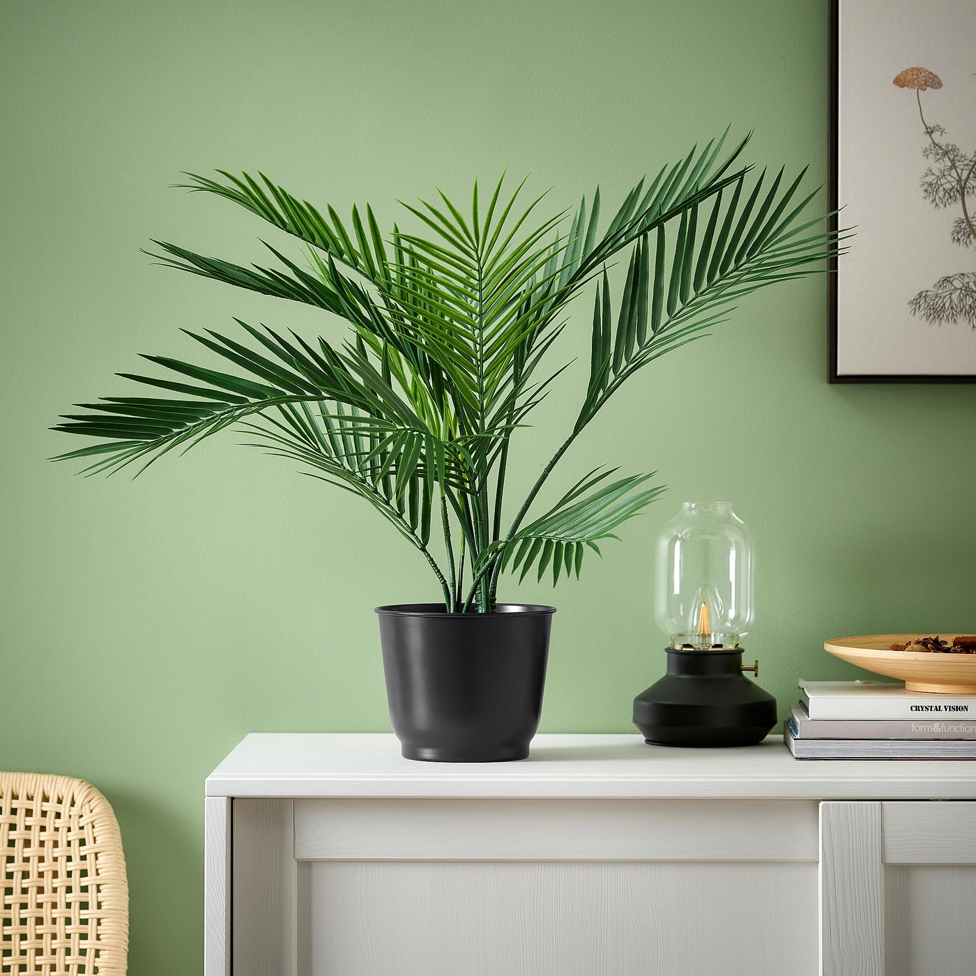 BROKTRAST plant pot, in/outdoor/dark grey, 15 cm