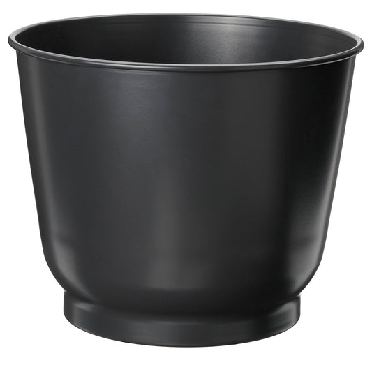 BROKTRAST plant pot, in/outdoor/dark grey, 24 cm