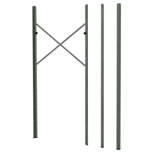 BROR post, grey-green, 190 cm, 4 pack