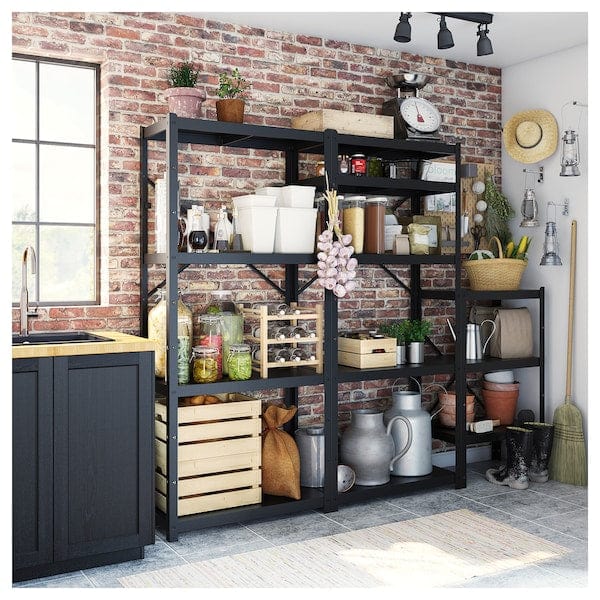 Ikea BROR - Post, black, 190 cm