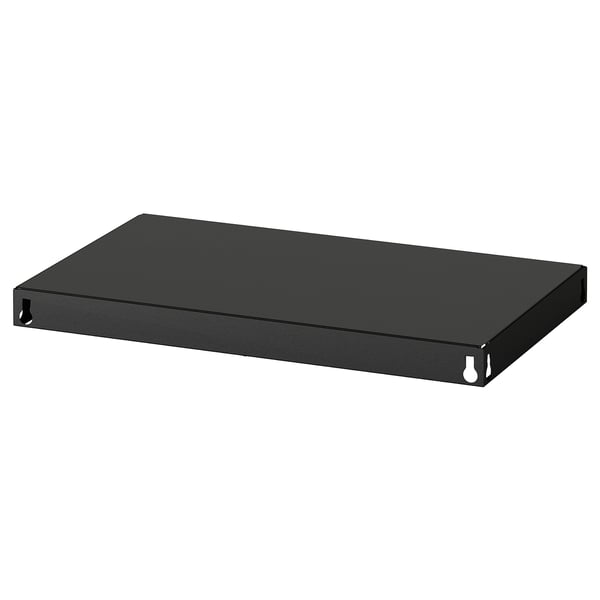 BROR shelf, black, 64x39 cm