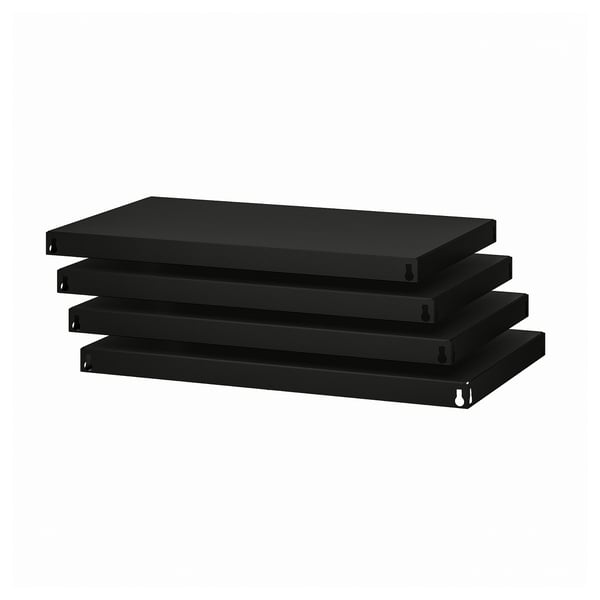 BROR - BROR Shelf, black, 84x54 cm