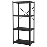 BROR shelving unit, black, 85x55x190 cm