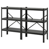 BROR shelving unit, black, 170x40x110 cm