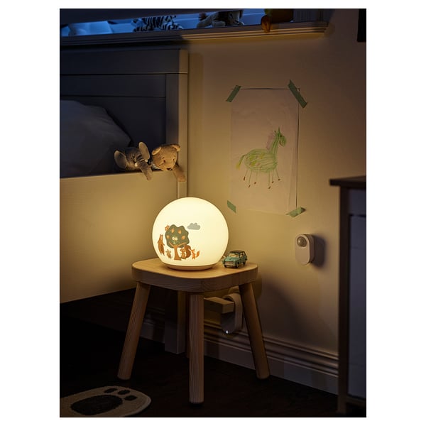 BRUMMIG - LED table lamp, forest motif ,