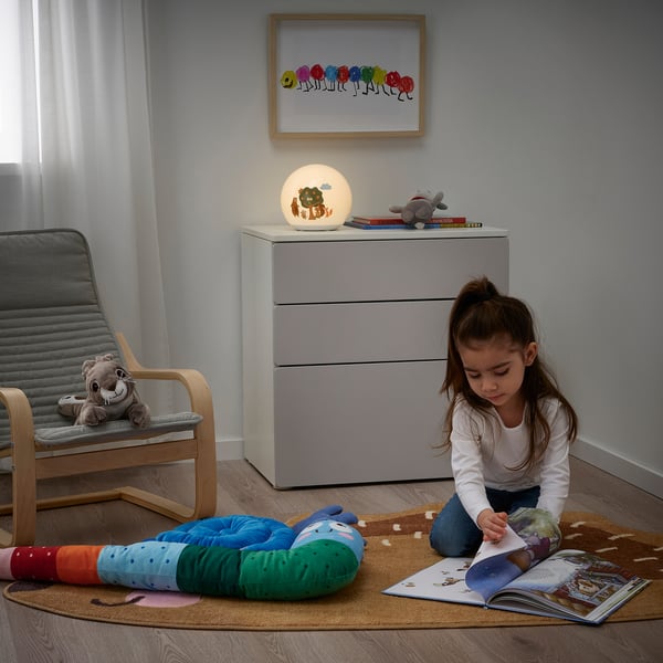 BRUMMIG rug, hedgehog shaped/brown, 94x150 cm