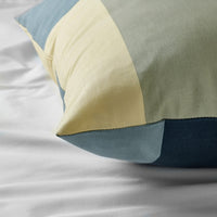 BRUNKRISSLA - Pillowcase, green/multicolour, 50x80 cm