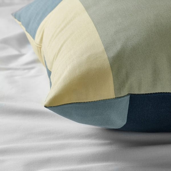 Ikea BRUNKRISSLA - Pillowcase, green/multicolour, 50x80 cm