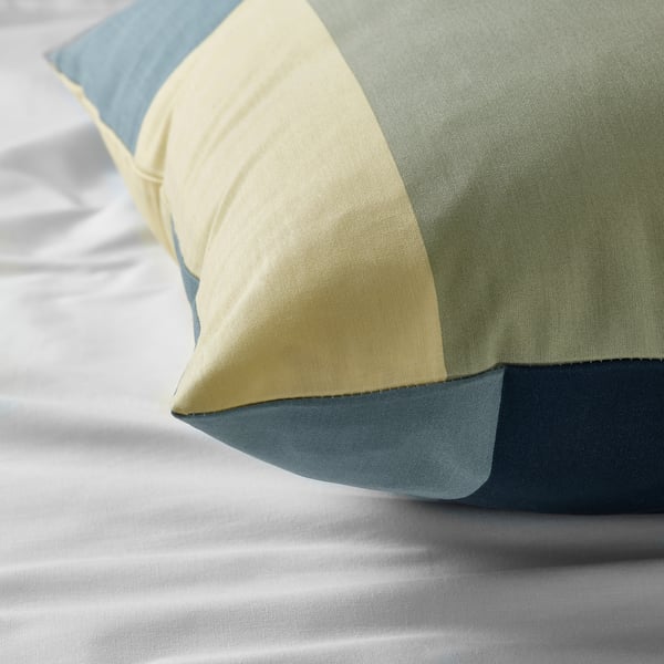 BRUNKRISSLA - BRUNKRISSLA Pillowcase, green/multicolour, 50x80 cm