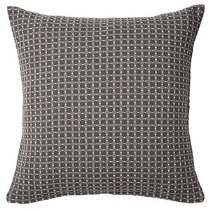 BRUNNYCKLAR cushion cover, dark green/black/dot pattern, 50x50 cm