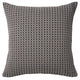 BRUNNYCKLAR cushion cover, dark green/black/dot pattern, 50x50 cm
