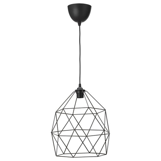 BRUNSTA / HAVSDJUP hanging lamp, black, 30 cm
