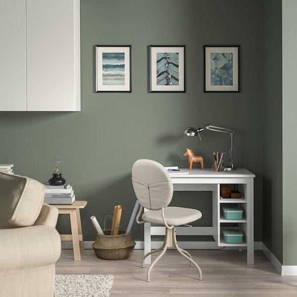 Ikea BRUSALI - Desk, white, 90x52 cm