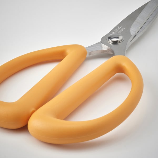 BRYTBÖNA - BRYTBÖNA Herb scissors, orange, 16 cm