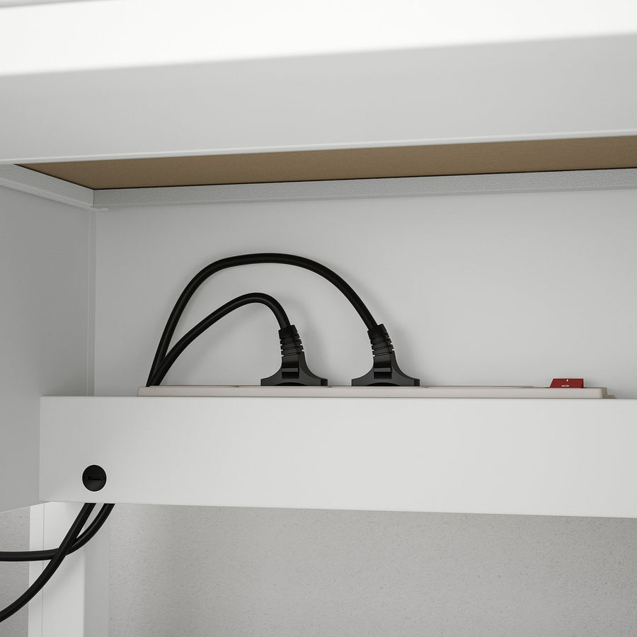 BRYTNING desk, white, 110x53x75 cm