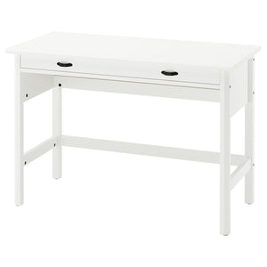 BRYTNING desk, white, 110x53x75 cm