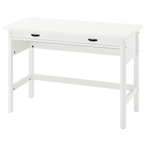 BRYTNING desk, white, 110x53x75 cm