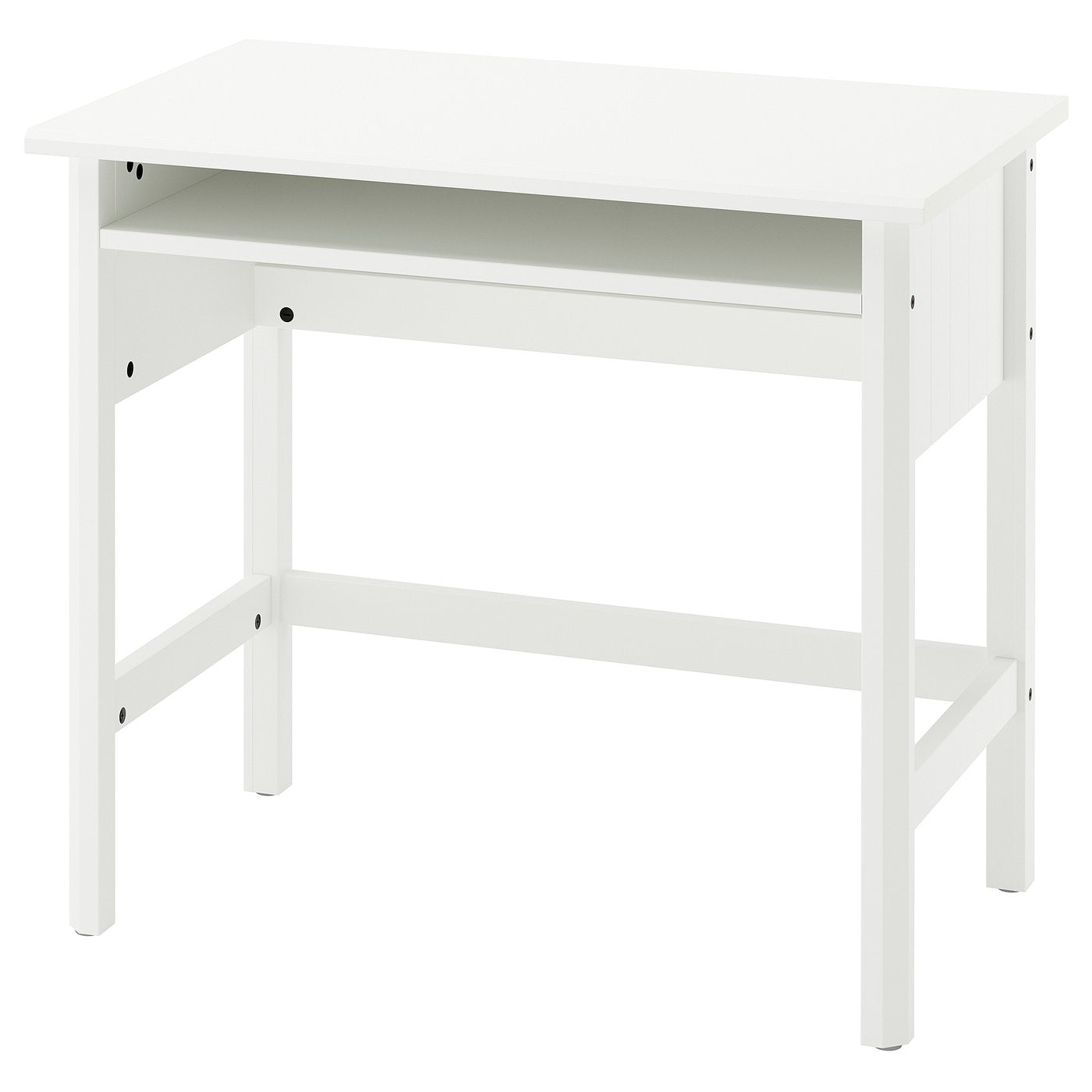 BRYTNING desk, white, 85x53x75 cm