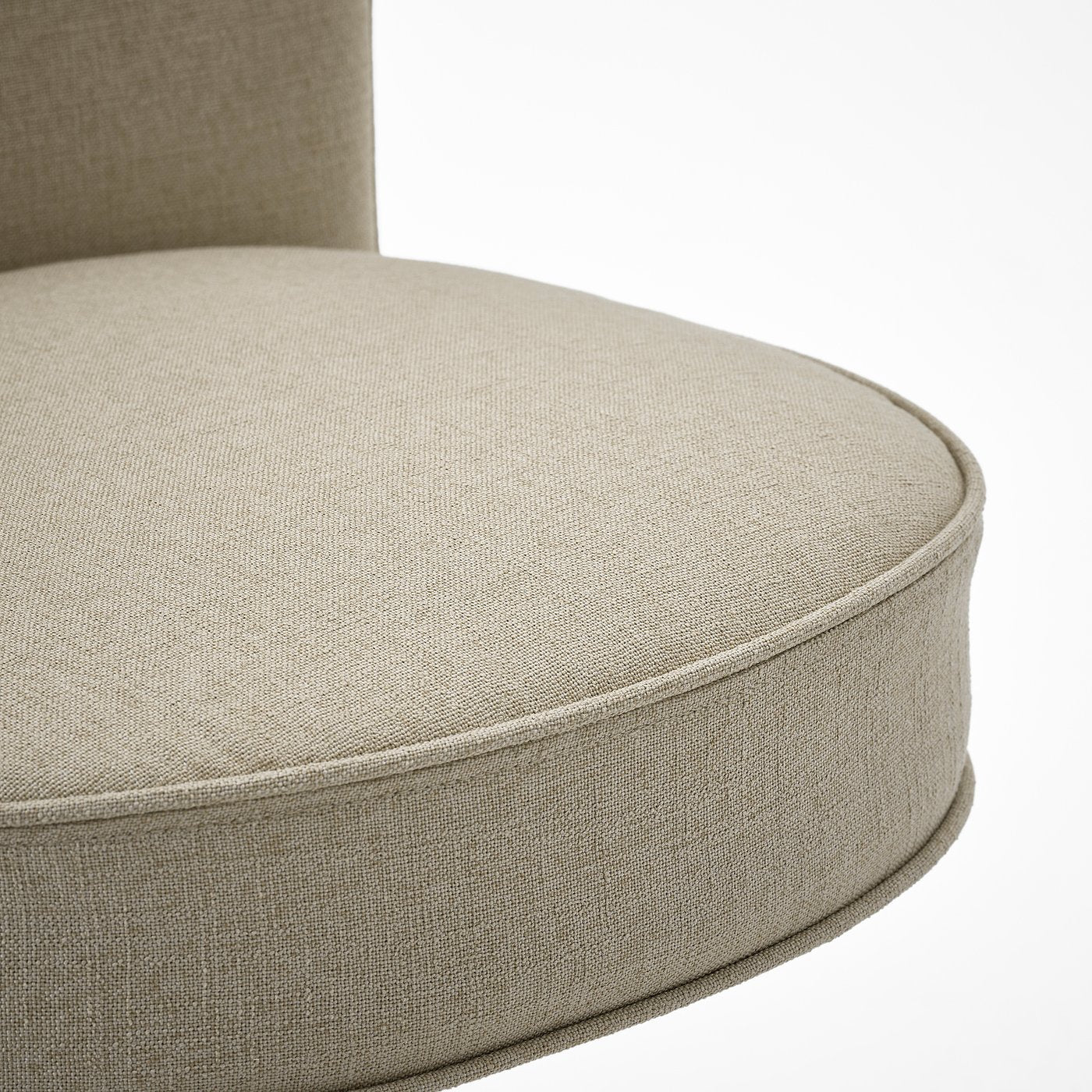 BRYTNING swivel chair, Naggen beige, 72 cm
