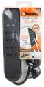 Bricocenter MULTISOCKET UPHILL CABLE 1.5M WITH SWITCH 4P 10/16A +2USB BLACK