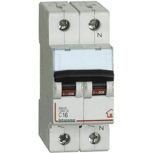 MAGNETIC CIRCUIT BREAKER 1 POLE +N 16A 4.5KA 2M