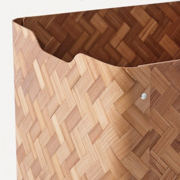 Ikea BULLIG - Box, bamboo/brown, 32x35x33 cm