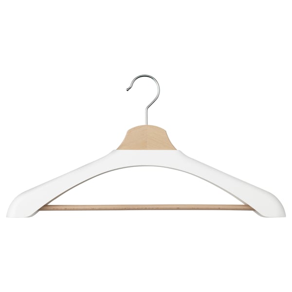 BUMERANG shoulder shaper for hanger, white, 44 cm