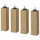 BURFJORD leg, oak effect, 55 mmx20x55 mm cm, 4 pack