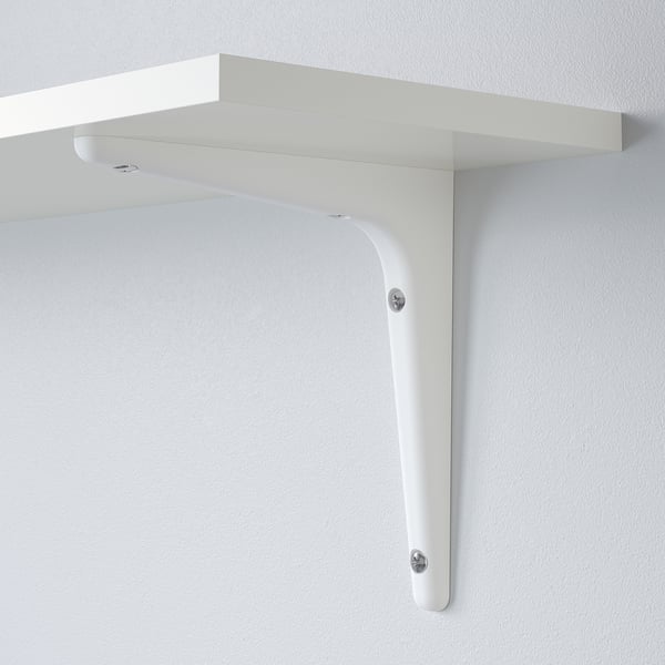 BURHULT / SIBBHULT - BURHULT / SIBBHULT Wall shelf, white/white, 59x20 cm